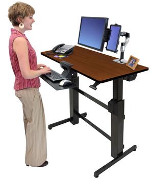 ERGOTRON WORKFIT-D CHERRY WOOD GRAIN . ACCS (24-271-927)