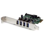 STARTECH 4 Port USB 3.0 PCI Express Card with UASP Support 	 (PEXUSB3S4V)