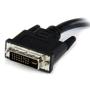 STARTECH StarTech.com VGA auf DVI Monitor Adapter 20cm - VGA (15 pin) (Buchse) DVI-I (29 pin) (Stecker) Kabel - VGA/ DVI Dongle - VGA-Adapter - DVI-I (M) zu HD-15 (VGA) (W) - 20 cm - Daumenschrauben - Schwarz (DVIVGAMF8IN)