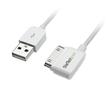 STARTECH 2M RIGHT ANGLE USB CABLE 6FT IPHONE IPOD IPAD SYNC/ CHARGING CABL (USB2ADC2MR)