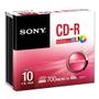 SONY 10CDQ80PS 10 X CDR 700MB INKJET PRINTABLE SPINDLE (10CDQ80PS)
