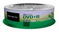 SONY DVD+R 16X SPINDLE 25 PCS . SUPL