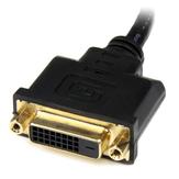 StarTech HDMI Male to DVI Female Adapter - 8in - 1080p DVI-D Gender Changer Cable (HDDVIMF8IN) - video adapter - HDMI / DVI - 20.32 cm (HDDVIMF8IN)