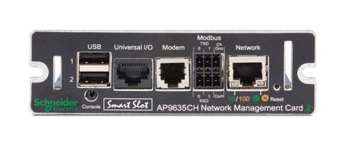 APC Network Management Card 2 - Remote management adapter - SmartSlot - 10/100 Ethernet - black - for Galaxy 5500 (G5K9635CH)