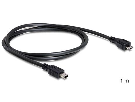 DELOCK USB-Kabel USB2.0 Typ micro B -> mini B St/S (83177)