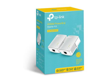 TP-LINK k TL-PA4010 KIT - Powerline adapter kit - HomePlug AV (HPAV) - wall-pluggable (pack of 2) (TL-PA4010KIT)