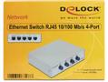 DELOCK RJ45 Switch 4 Eingänge -> 1 Ausgang (87588)