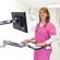 ERGOTRON LX SIT STAND WALL MOUNT SYSTEM (45-358-026)