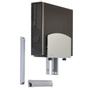 ERGOTRON LX SIT STAND WALL MOUNT SYSTEM MED SILVER CPU HOLDER, POLISHED ACCS (45-358-026)