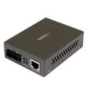 StarTech 1000 Mbps Gigabit MM Fiber Ethernet Media Converter SC - Fibermedieomformer - 1000Base-SX, 1000Base-T - RJ-45 / SC flermodus - opp til 550 m - 850 nm