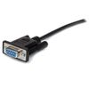 STARTECH 2m Black Straight Through DB9 RS232 Serial Cable - M/F	 (MXT1002MBK)