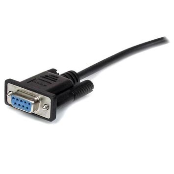 StarTech 0.5m Black Straight Through DB9 RS232 Serial Cable - M/F - Seriellforlengelseskabel - DB-9 (hann) til DB-9 (hunn) - 50 cm - svart (MXT10050CMBK)