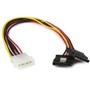 STARTECH "304,8 mm 4 Pin Molex to Dual Latching SATA Y Splitter"