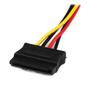 STARTECH "304,8 mm 4 Pin Molex to Dual Latching SATA Y Splitter" (PYO2LP4LSATA)