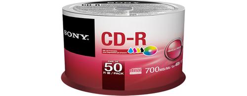 SONY CD-R 48X 700MB . SUPL (50CDQ80PP)