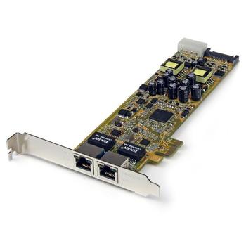 STARTECH Dual Port PCI Express Gigabit Ethernet PCIe Network Card Adapter - PoE/PSE (ST2000PEXPSE)