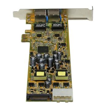 STARTECH Dual Port PCI Express Gigabit Ethernet PCIe Network Card Adapter - PoE/PSE (ST2000PEXPSE)
