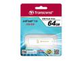 TRANSCEND d JetFlash 730 - USB flash drive - 64 GB - USB 3.0 - white (TS64GJF730)