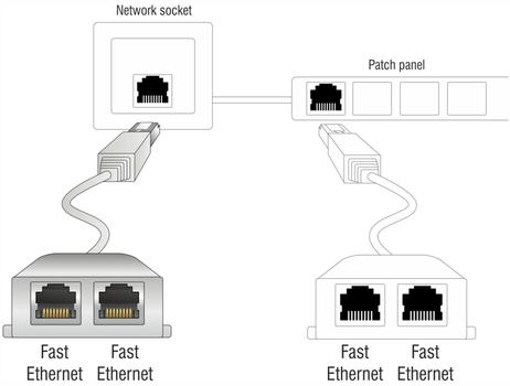 Delock RJ45 Port Doubler - Ethernet 100Base-TX-splitter - 15 cm (65177)