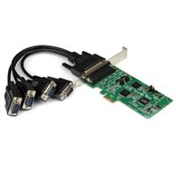 StarTech 4 Port PCI Express PCIe Serial Combo Card - seriell adapter - PCIe - 4 porter