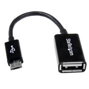 STARTECH 12cm Micro USB to USB OTG Host Adapter M/F