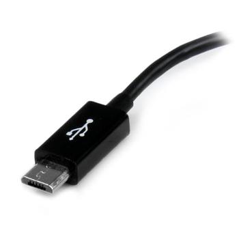 STARTECH MICRO USB MALE TO USB FMALE OTG HOST CABLE ADAPTER CABL (UUSBOTG)