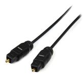 StarTech 15 ft Thin Toslink Digital Optical SPDIF Audio Cable - Digital audiokabel (optisk) - SPDIF - TOSLINK (hann) til TOSLINK (hann) - 4.6 m - fiberoptisk - svart - for P/N: FPCEILPTBLP,  FPCEILPTBSP,  FPWART (THINTOS15)