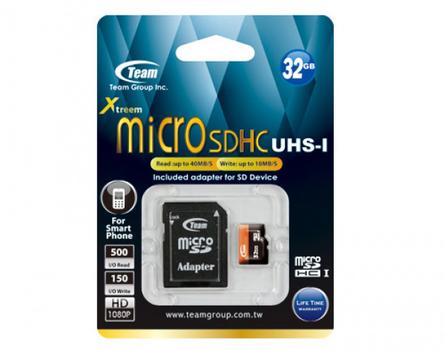 TEAM Group Xtreem Series microSDXC UHS-I Memory Card - 64 GB (TUSDX64GUHS03)