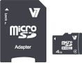 V7 MICROSD CARD 4GB SDHC CL4 INCL SD ADAPTER RETAIL MEM