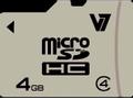 V7 MICROSD CARD 4GB SDHC CL4 INCL SD ADAPTER RETAIL MEM (VAMSDH4GCL4R-2E)