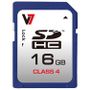 V7 SD CARD 16GB SDHC CL4 RETAIL MEM