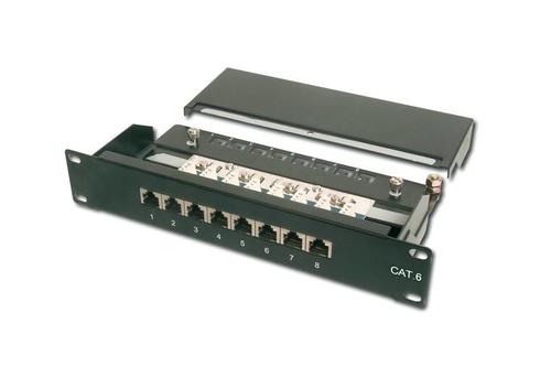 DIGITUS Cat6. Class E PatchPanel. Shielded. 8 Ports. RJ45 (DN-91608S)