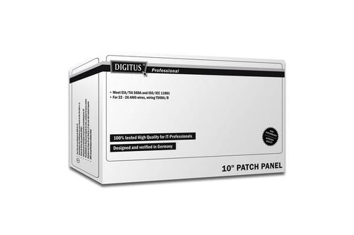 DIGITUS Cat6. Class E PatchPanel. Shielded. 8 Ports. RJ45 (DN-91608S)