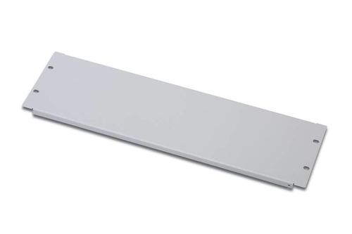 DIGITUS 3U blank panel color grey (RAL 7035) NS (DN-19 BPN-03)