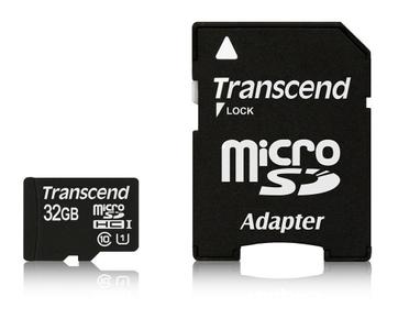 TRANSCEND MicroSDHC/ SDHC U1 400x - 32GB (TS32GUSDU1)