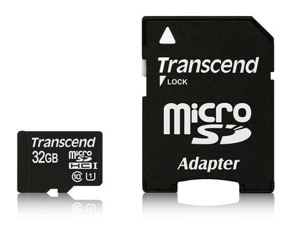 TRANSCEND SDHC MICRO UHS-1 32GB M. ADPT (TS32GUSDU1)