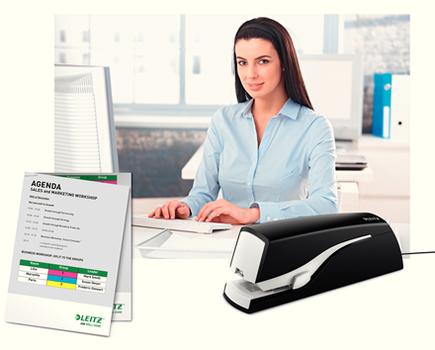 LEITZ Elhæfter 5533 20 ark sort (55330095)