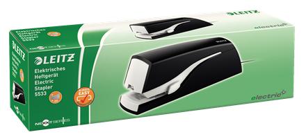 LEITZ Elhæfter 5533 20 ark sort (55330095)