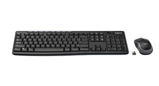 Logitech MK270 Wireless Combo - tastatur- og mussett - Tysk Inn-enhet (920-004511)