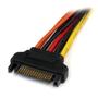 STARTECH 6IN LATCHING SERIAL ATA SATA POWER CABLE SPLITTER ADAPTER CABL (PYO2LSATA)