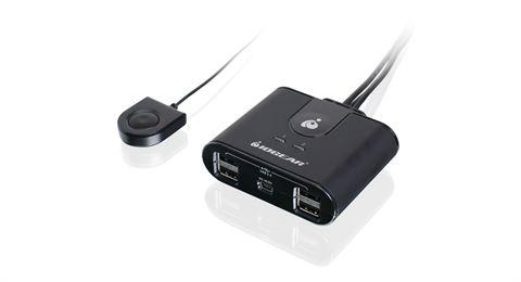 IOGEAR 2x4 USB 2.0 peripheral (GUS402)
