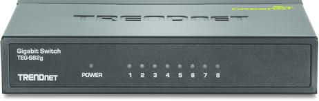 TRENDnet TEG S82g 8-Port Gigabit GREENnet Switch - switch - 8 porter (TEG-S82g)