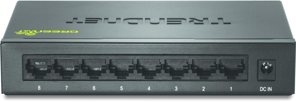 TRENDnet TEG S82g 8-Port Gigabit GREENnet Switch - switch - 8 porter (TEG-S82g)