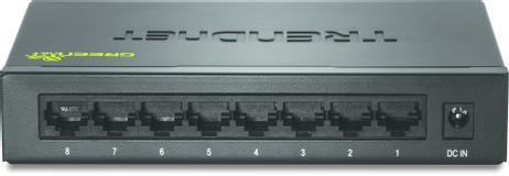 TRENDnet TEG S82g 8-Port Gigabit GREENnet Switch - switch - 8 porter (TEG-S82g)