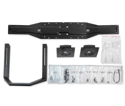 ERGOTRON n Dual Monitor & Handle Kit - Mounting kit (handle, 2 mounting brackets, bow mounting arm) for 2 LCD displays - black - screen size: up to 26" - wall-mountable - for P/N: 45-296-026,  45-304-026 (97-718-009)