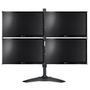 AG NEOVO DMS-01Q | Quadruple-display stand | VESA 75x75-100x100 | Max 10kg | Tablestand | Black (DMS-01Q)