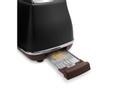DELONGHI Toaster CTOV 2103.BK Vintage Icona *schwarz* (CTOV2103.BK)