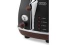 DELONGHI Toaster CTOV 2103.BK Vintage Icona *schwarz* (CTOV2103.BK)