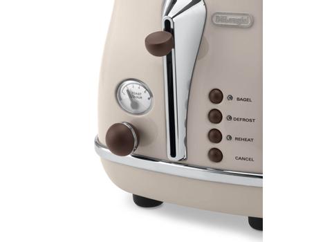 DELONGHI Toaster CTOV 2103.BG Icona Vintage [creme] (CTOV2103.BG)