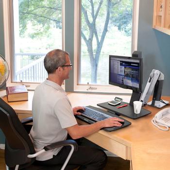 ERGOTRON WorkFit-A II LD 5" Lift Al (24-317-026 $DEL)